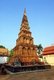 Thailand: The stepped-pyramid style Suwanna Chedi at Wat Phrathat Haripunchai, Lamphun, northern Thailand